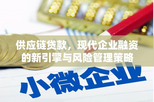 北竿供应链贷款，现代企业融资的新引擎与风险管理策略