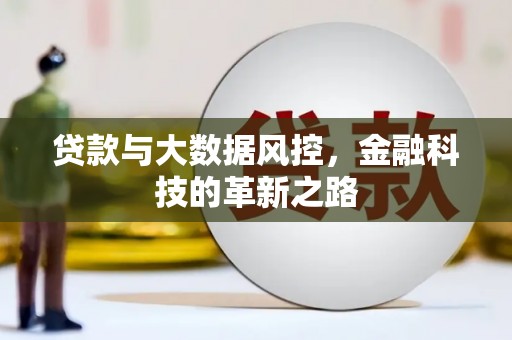 红安贷款与大数据风控，金融科技的革新之路
