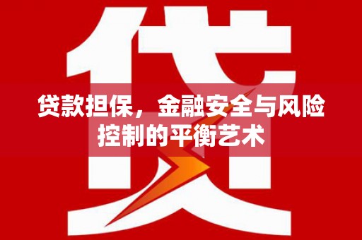 赣州贷款担保，金融安全与风险控制的平衡艺术
