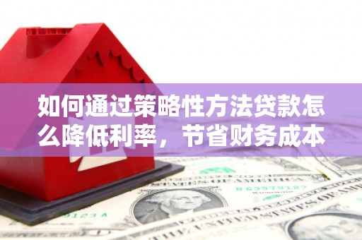 港闸如何通过策略性方法贷款怎么降低利率，节省财务成本