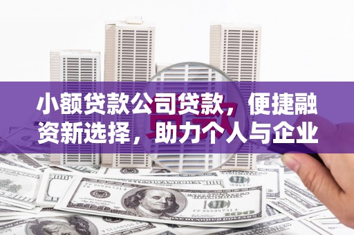 凤岗小额贷款公司贷款，便捷融资新选择，助力个人与企业成长