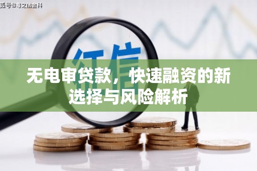 邯郸无电审贷款，快速融资的新选择与风险解析