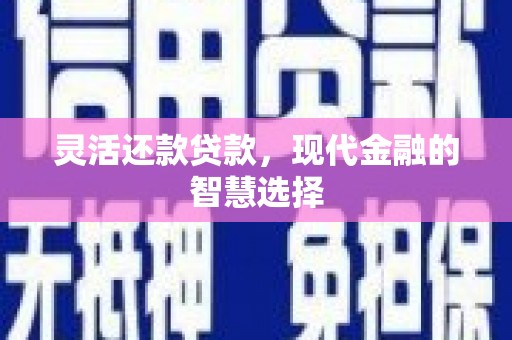 秀英灵活还款贷款，现代金融的智慧选择