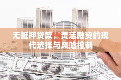 沙坡头无抵押贷款，灵活融资的现代选择与风险控制