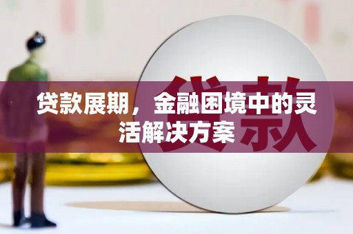 颍上贷款展期，金融困境中的灵活解决方案