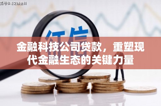 商州金融科技公司贷款，重塑现代金融生态的关键力量