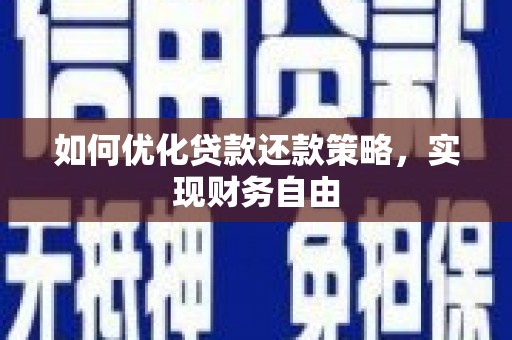 奉新如何优化贷款还款策略，实现财务自由
