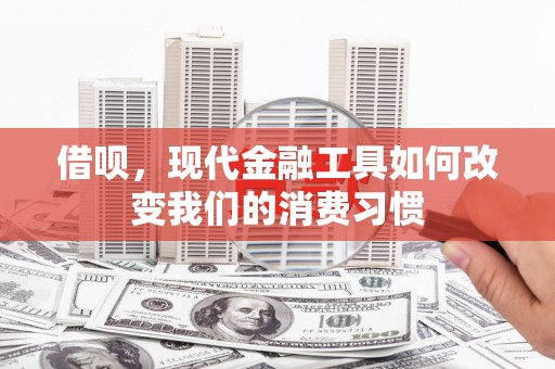 泌阳借呗，现代金融工具如何改变我们的消费习惯