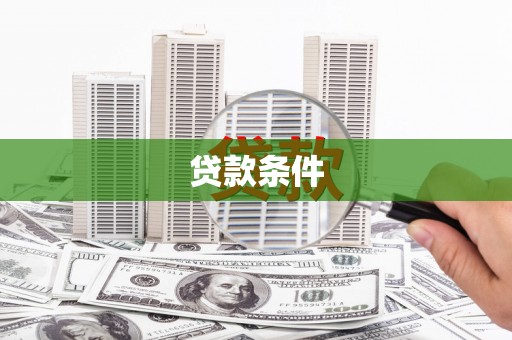 南乐贷款条件