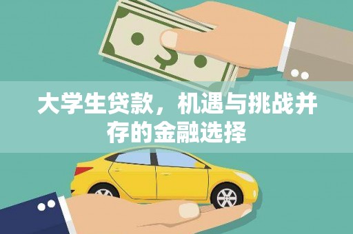 南靖大学生贷款，机遇与挑战并存的金融选择