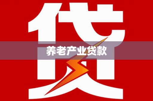永安养老产业贷款
