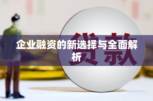 东台企业融资的新选择与全面解析